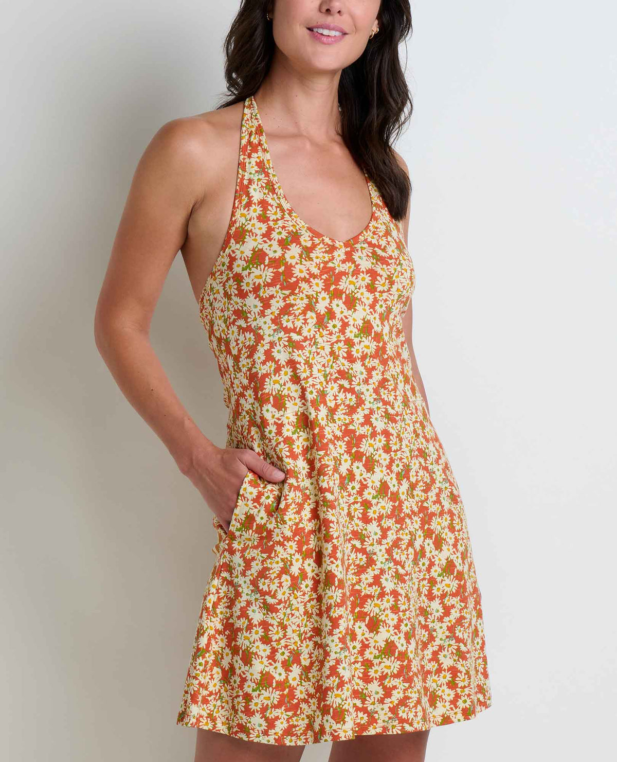 Toad&Co Plumeria Women's Halter Top Dress - by Toad&Co
