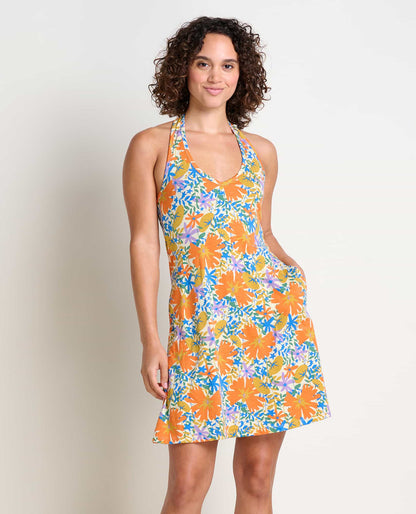 Toad&Co Plumeria Women's Halter Top Dress - by Toad&Co