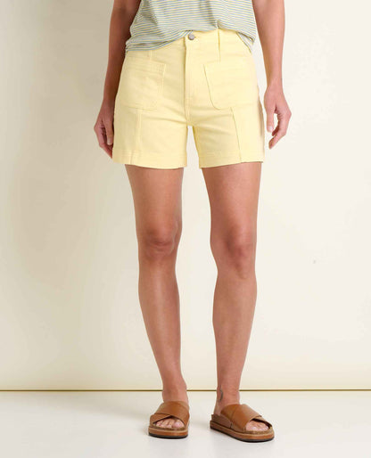 Toad&Co Women's Linden Canvas Short - Organic Cotton Sailor Shorts