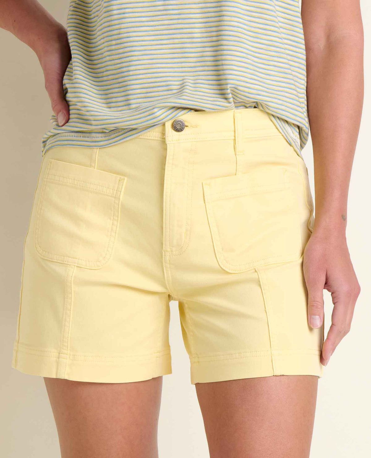 Toad&Co Women's Linden Canvas Short - Organic Cotton Sailor Shorts