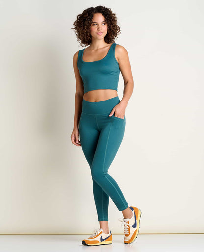 Toad&Co Suntrail 7/8 Ribbed Leggings - by Toad&Co