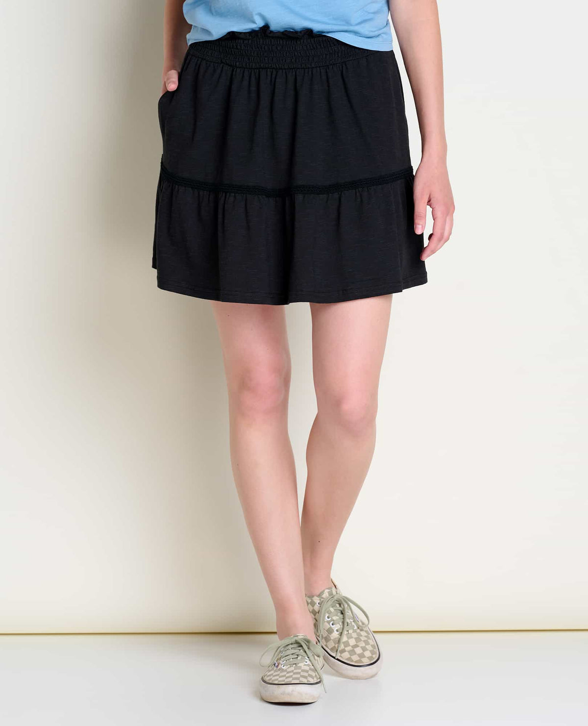 Toad&Co Marigold Organic Cotton Ruffle Skirt - by Toad&Co