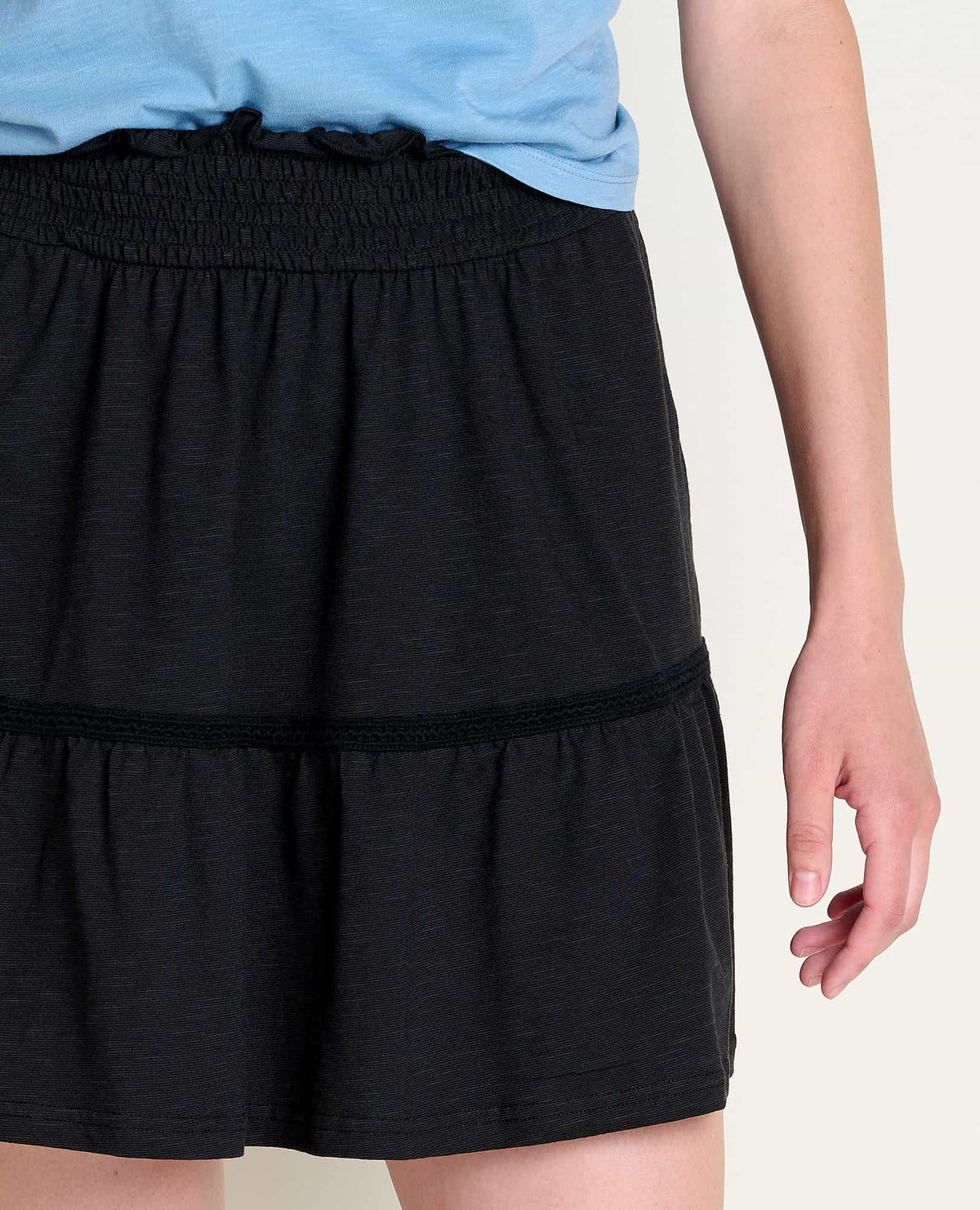 Toad&Co Marigold Organic Cotton Ruffle Skirt - by Toad&Co