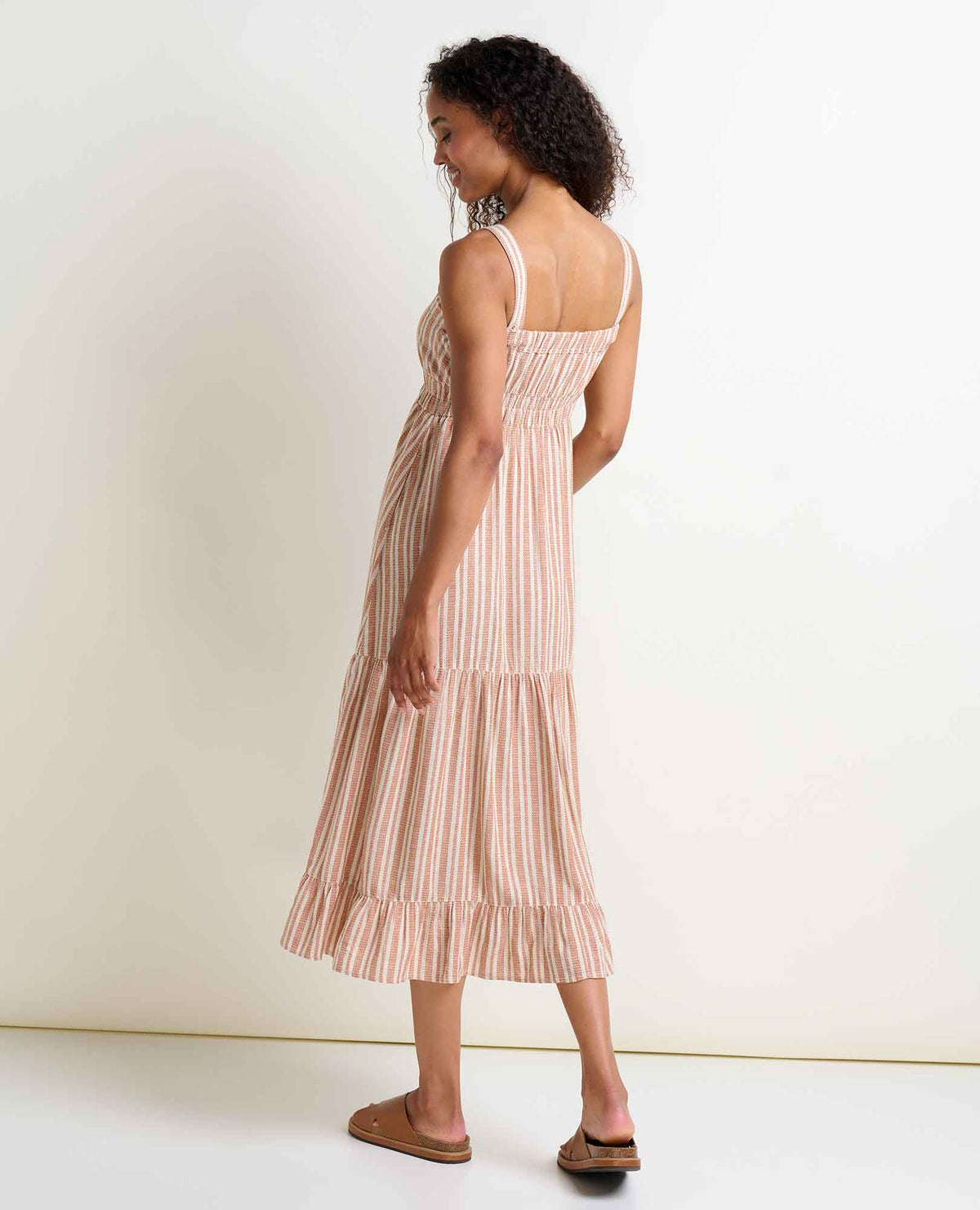 Toad&Co Taj Hemp Tiered Midi Dress - Better than Linen