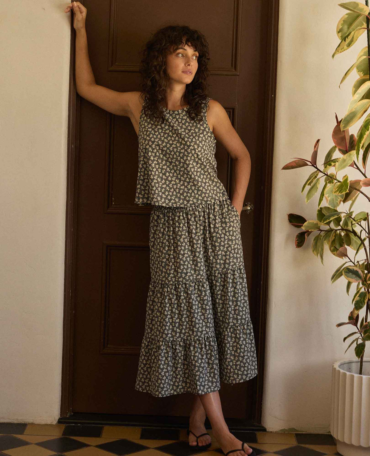 Toad&Co Sunkissed Button Back Tank - Lightweight Quick-Dry Travel Tank
