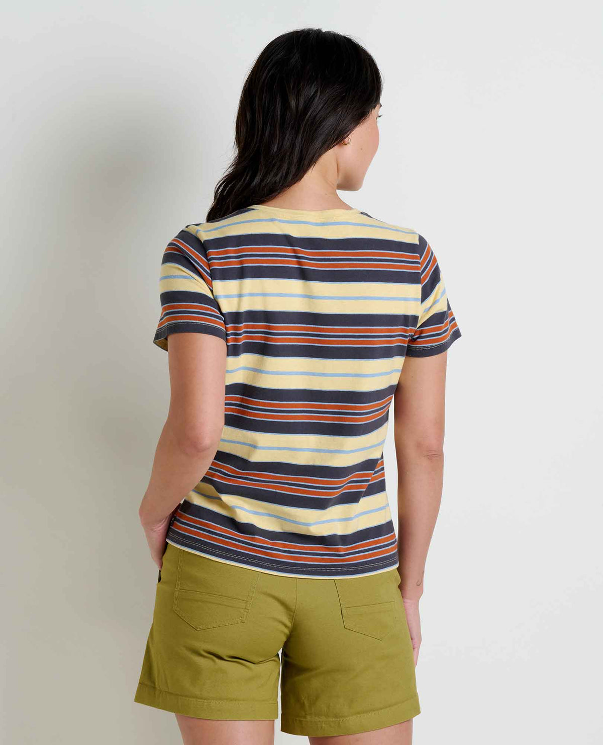 Toad&Co Grom Hemp Blend V-Neck T-Shirt - Sustainable Top by Toad&Co