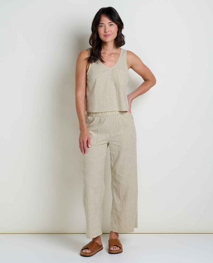 Toad&Co Taj Hemp Button Back Tank Top - Better than Linen
