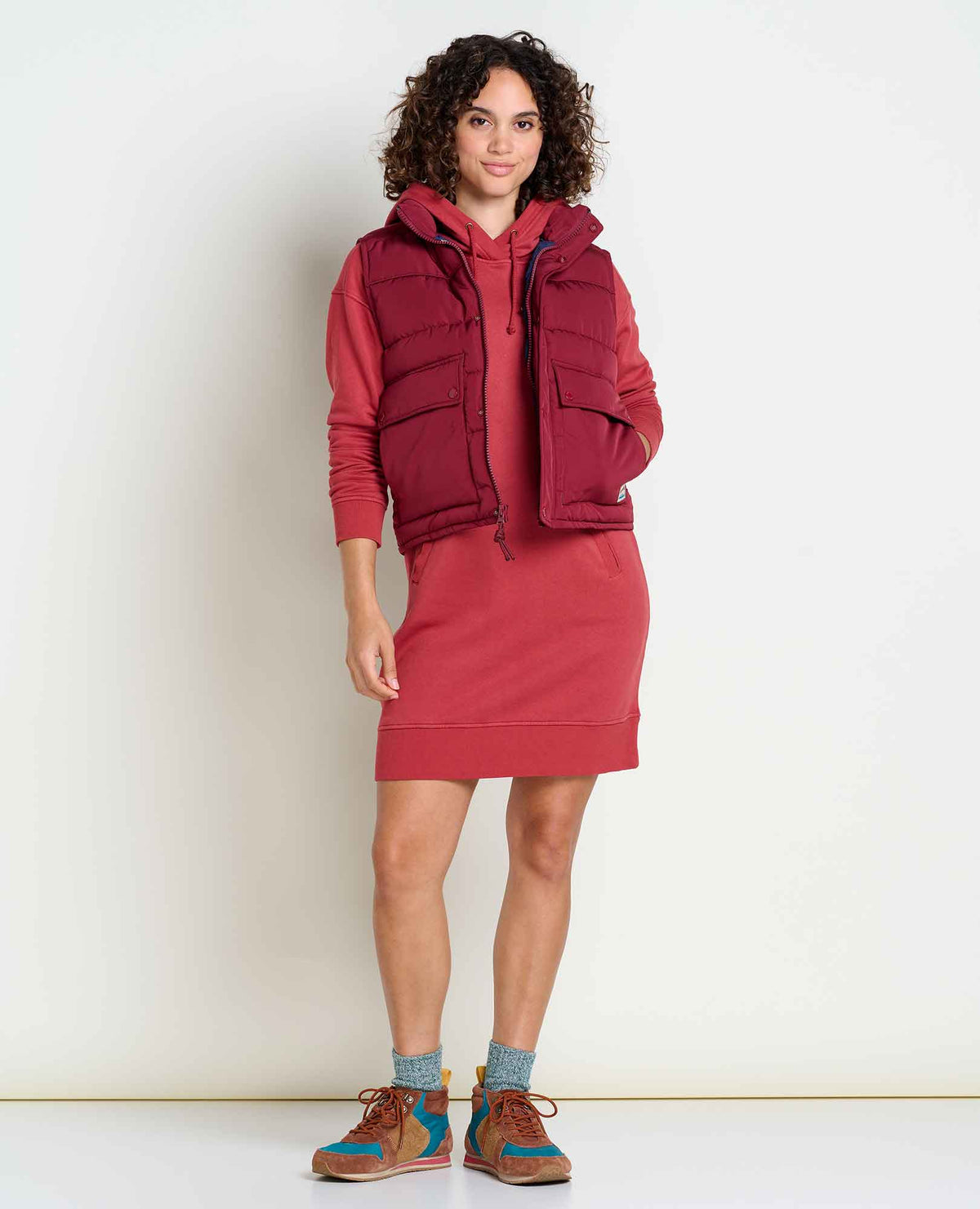 Toad&Co Hemp Daybreaker Hooded Sweatshirt Dress