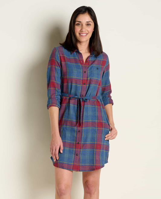 Toad&Co Re-Form Flannel Shirtdress