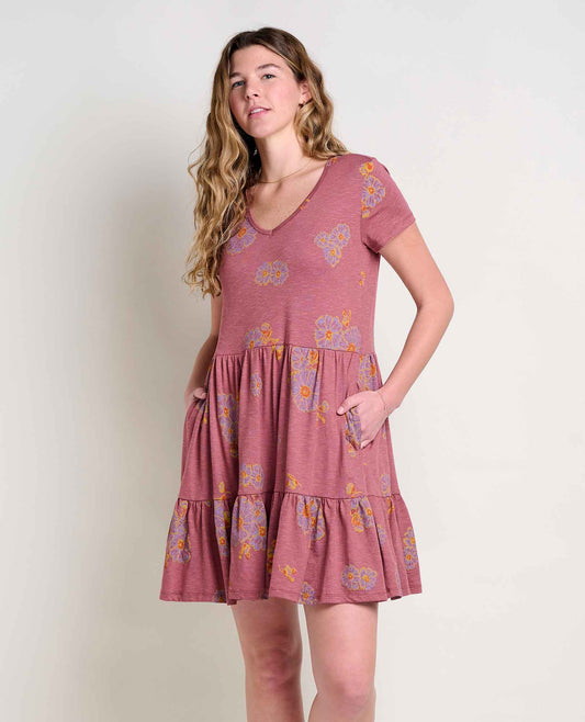 Toad&Co Marley Tiered Short Sleeve T-Shirt Dress