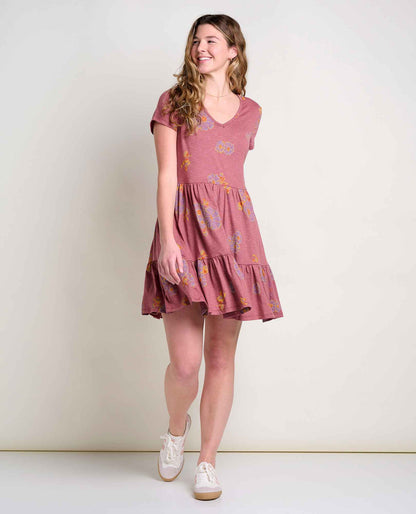 Toad&Co Marley Tiered Short Sleeve T-Shirt Dress