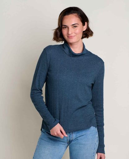 Toad&Co Foothill Pointelle Long Sleeve Turtleneck