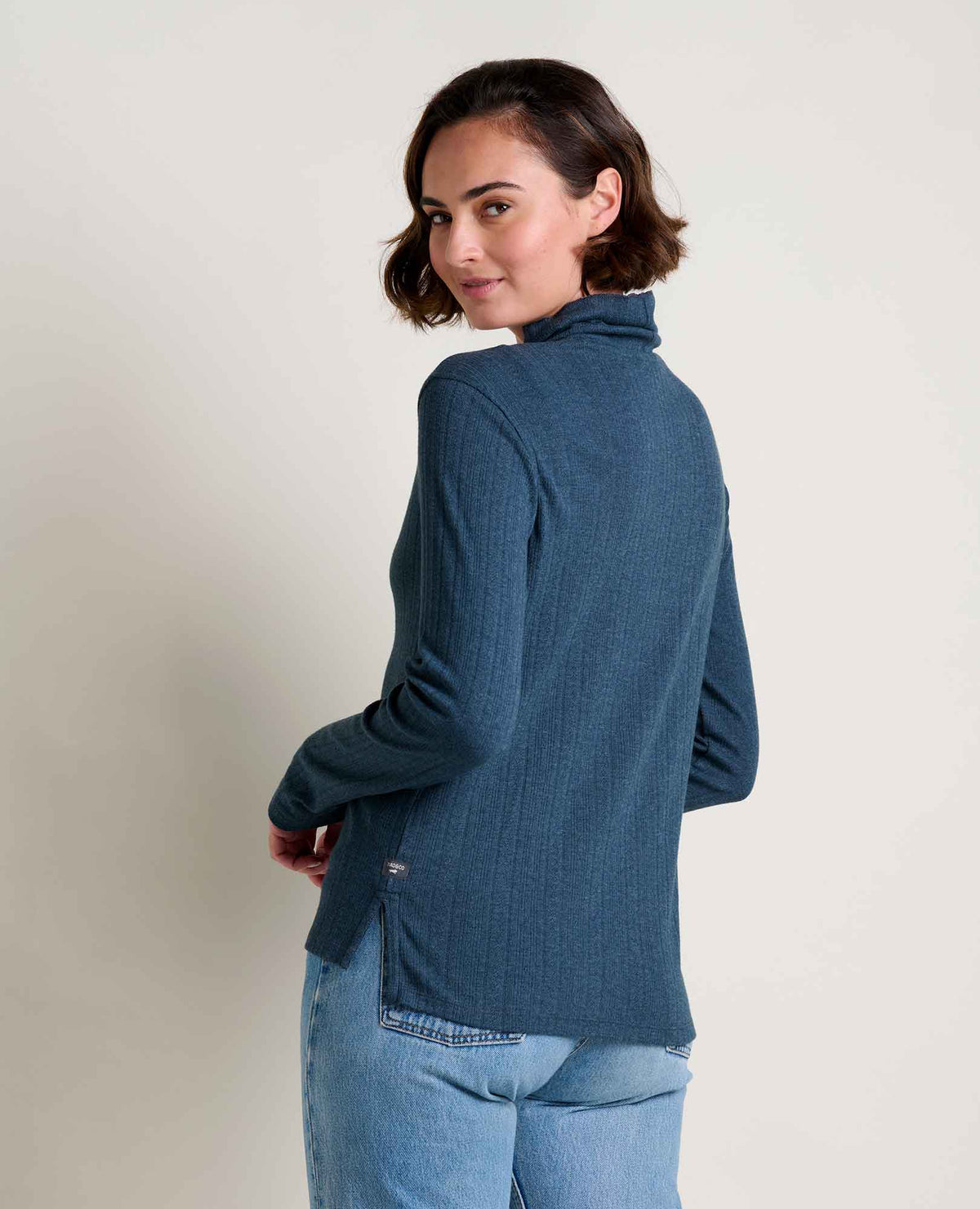Toad&Co Foothill Pointelle Long Sleeve Turtleneck