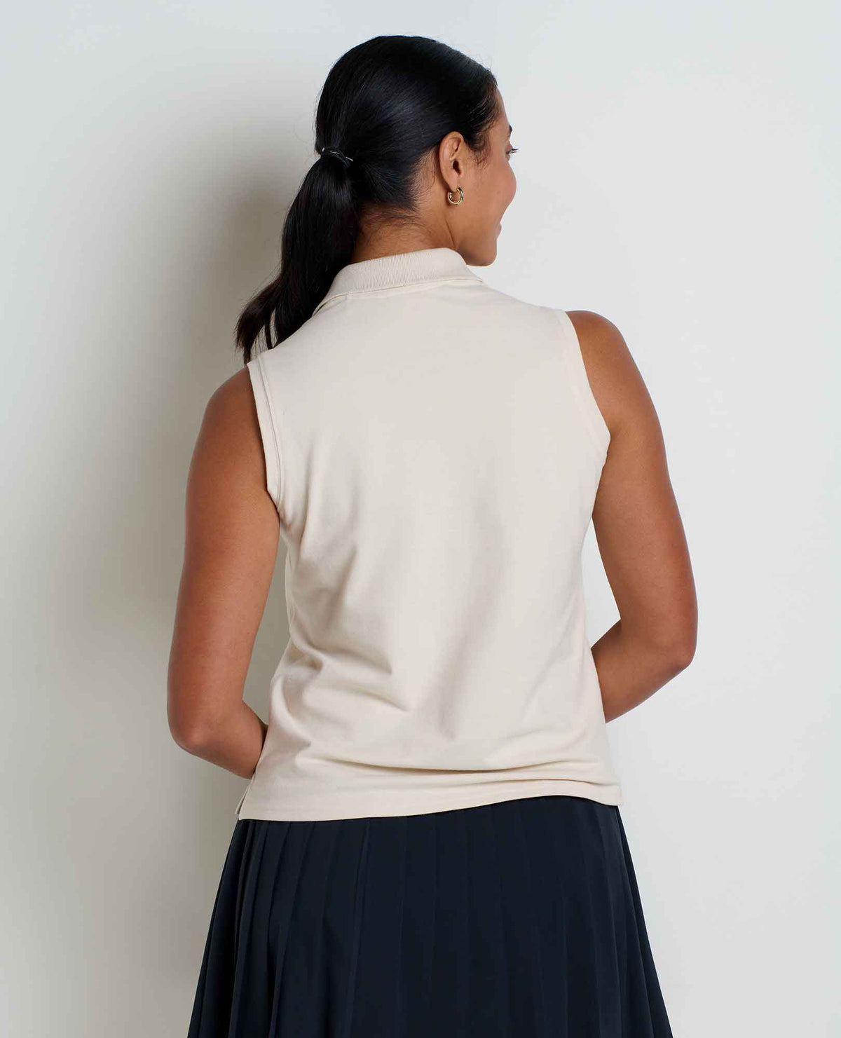 Toad&Co Yerba Organic Cotton Sleeveless Activewear Polo