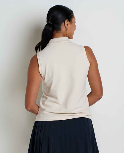 Toad&Co Yerba Organic Cotton Sleeveless Activewear Polo