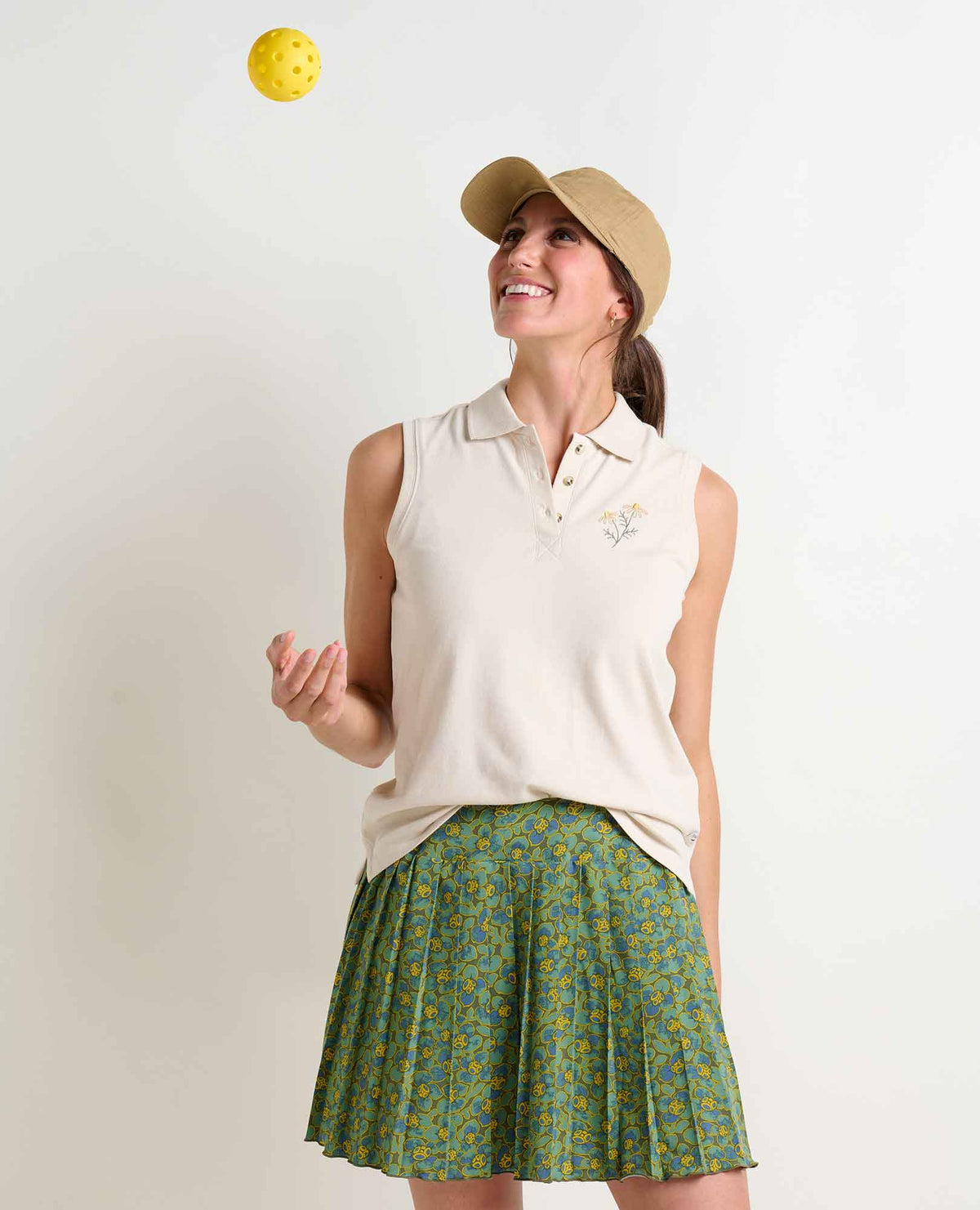 Toad&Co Yerba Organic Cotton Sleeveless Activewear Polo
