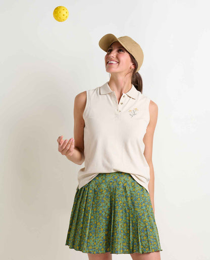 Toad&Co Yerba Organic Cotton Sleeveless Activewear Polo