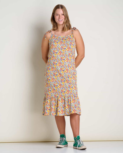 Toad&Co Dandelion Organic Cotton Midi Dress - by Toad&Co