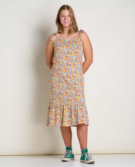 Toad&Co Dandelion Organic Cotton Midi Dress - by Toad&Co