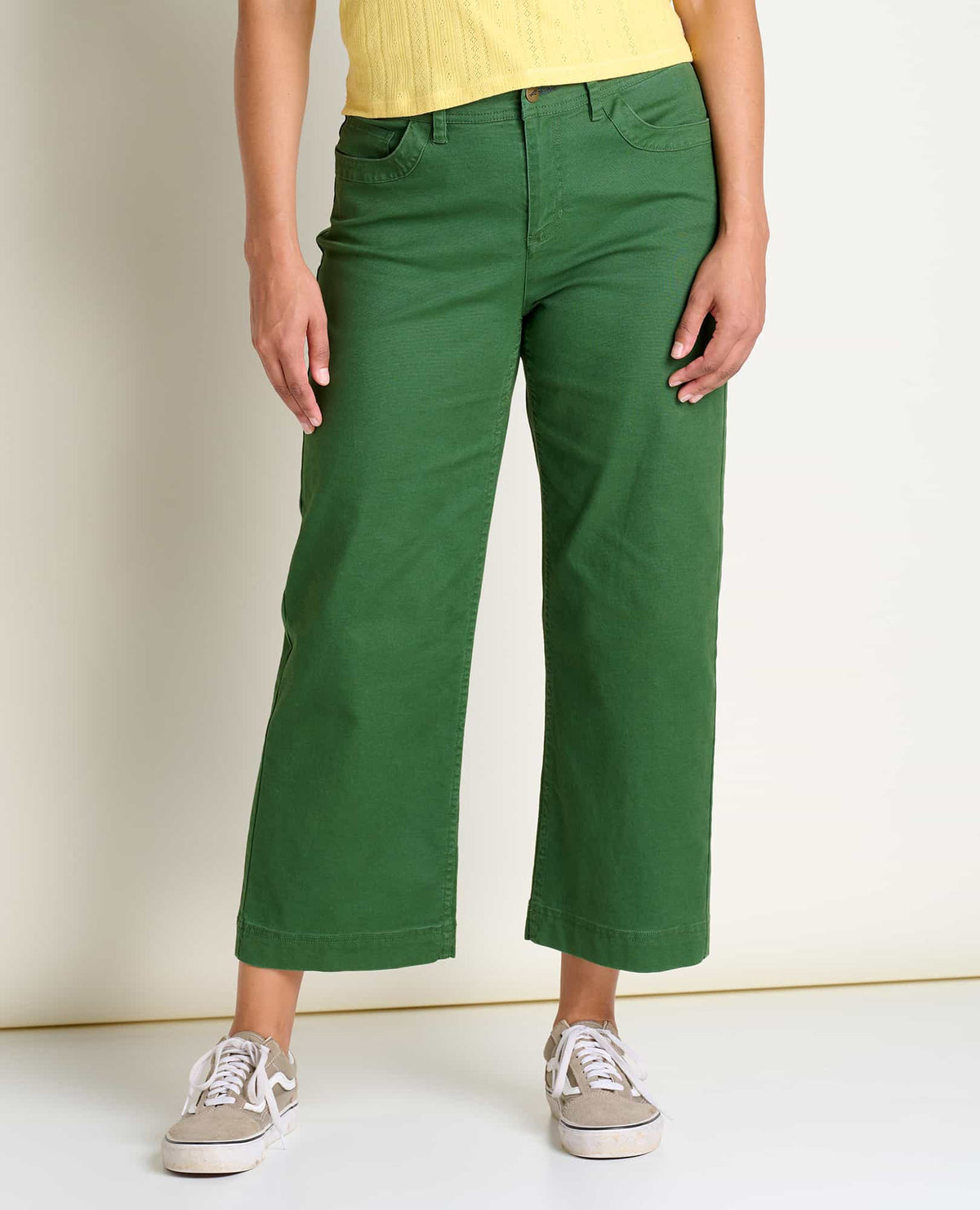 Toad&Co Earthworks Wide Leg Organic Cotton Crop Pant