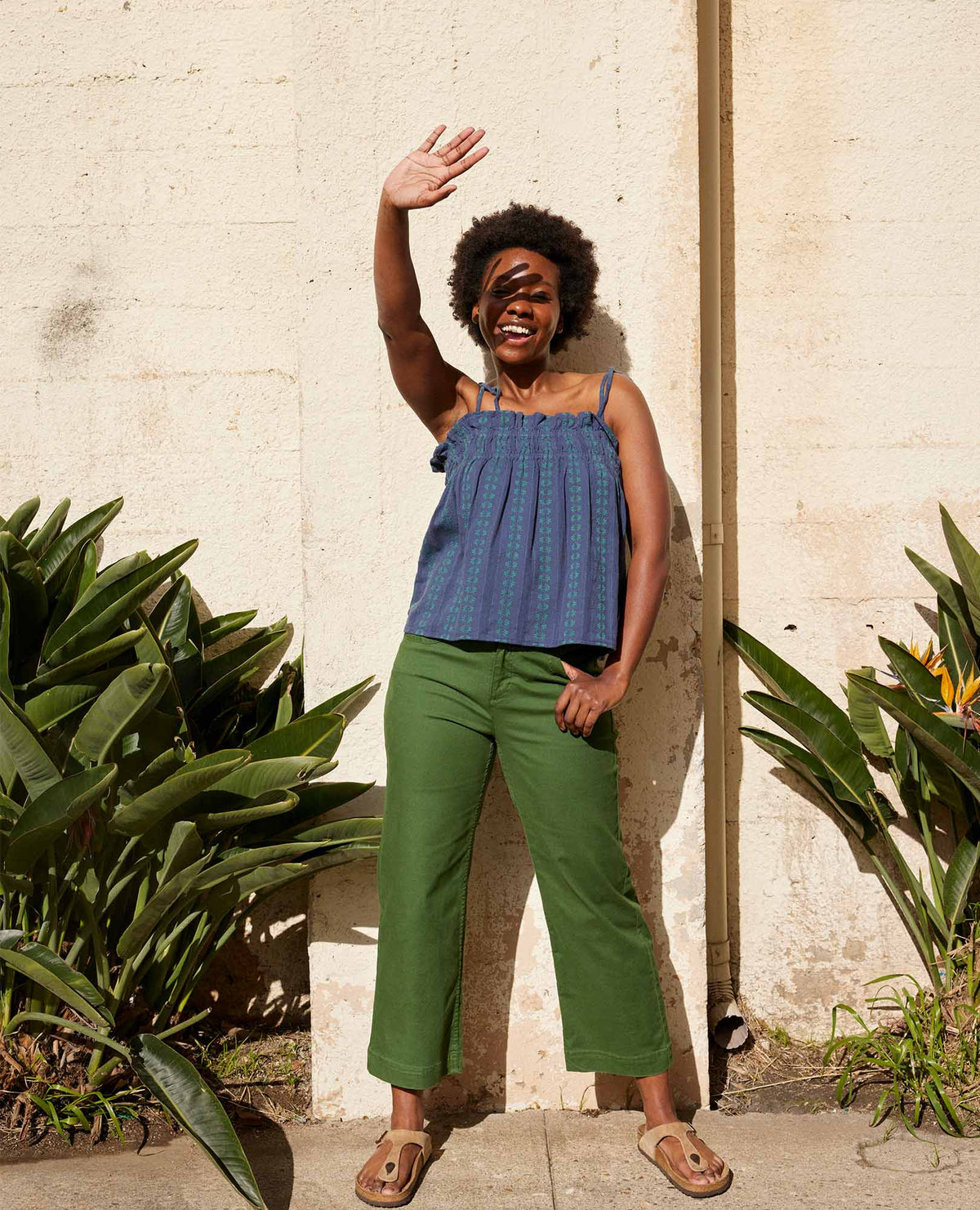 Toad&Co Earthworks Wide Leg Organic Cotton Crop Pant