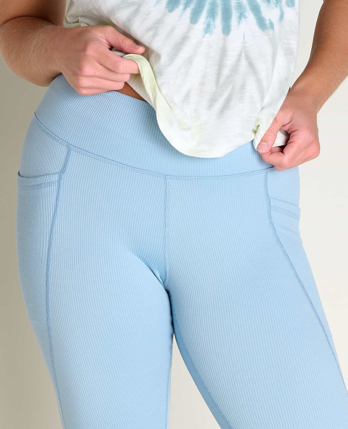 Toad&Co Suntrail 7/8 Ribbed Leggings - by Toad&Co