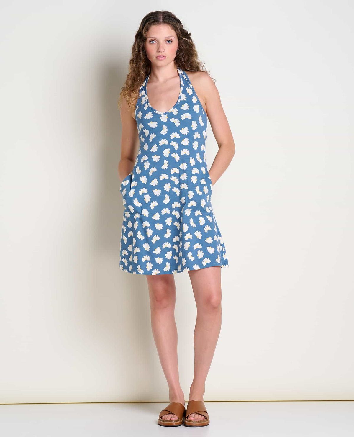 Toad&Co Plumeria Women's Halter Top Dress - by Toad&Co