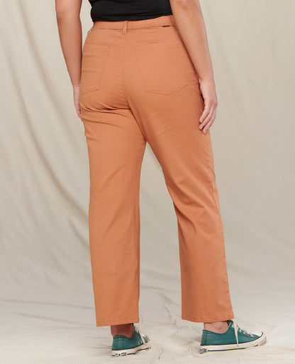 Toad&Co Earthworks High Rise Pant - Straight Leg Chino by Toad&Co