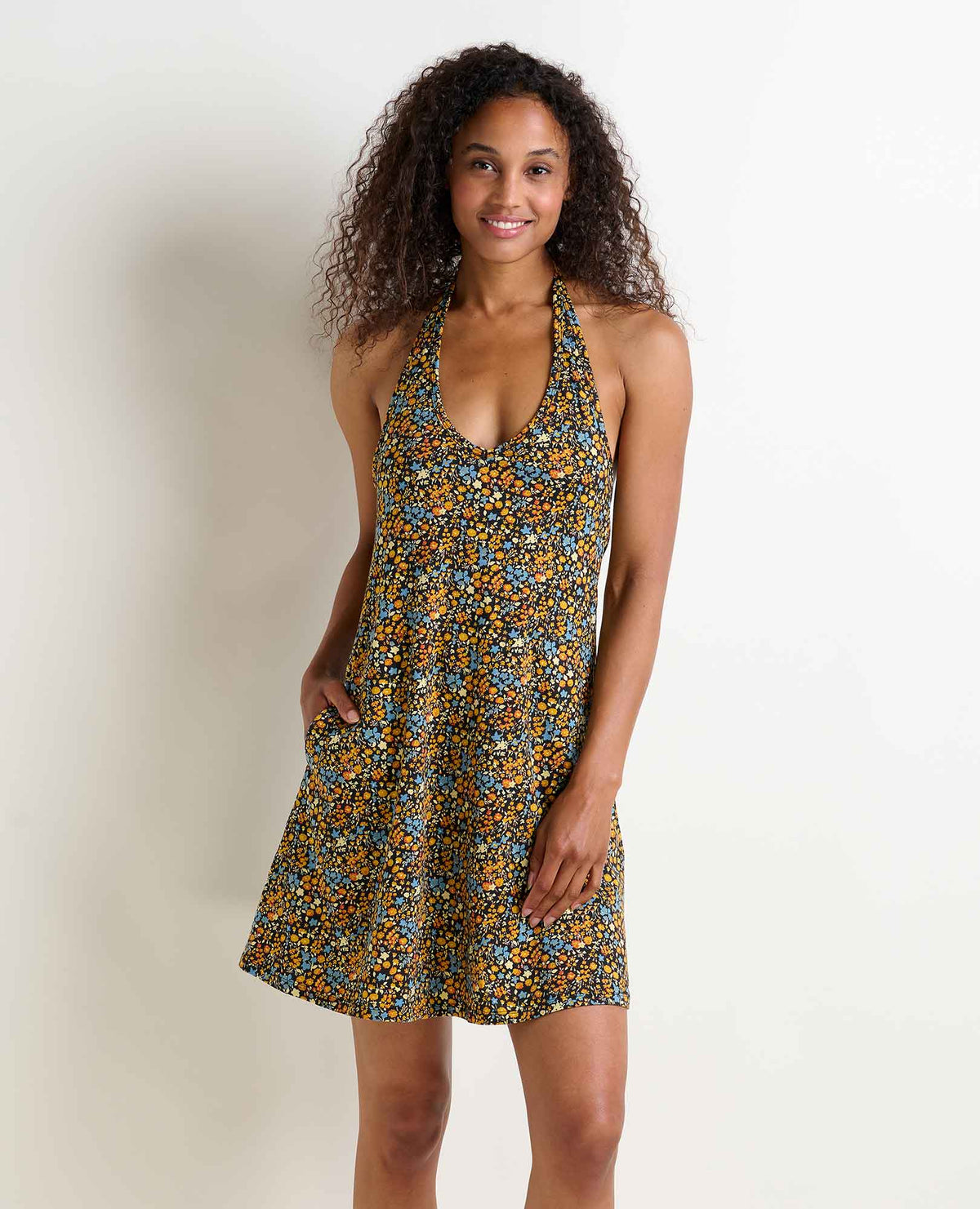 Toad&Co Plumeria Women's Halter Top Dress - by Toad&Co