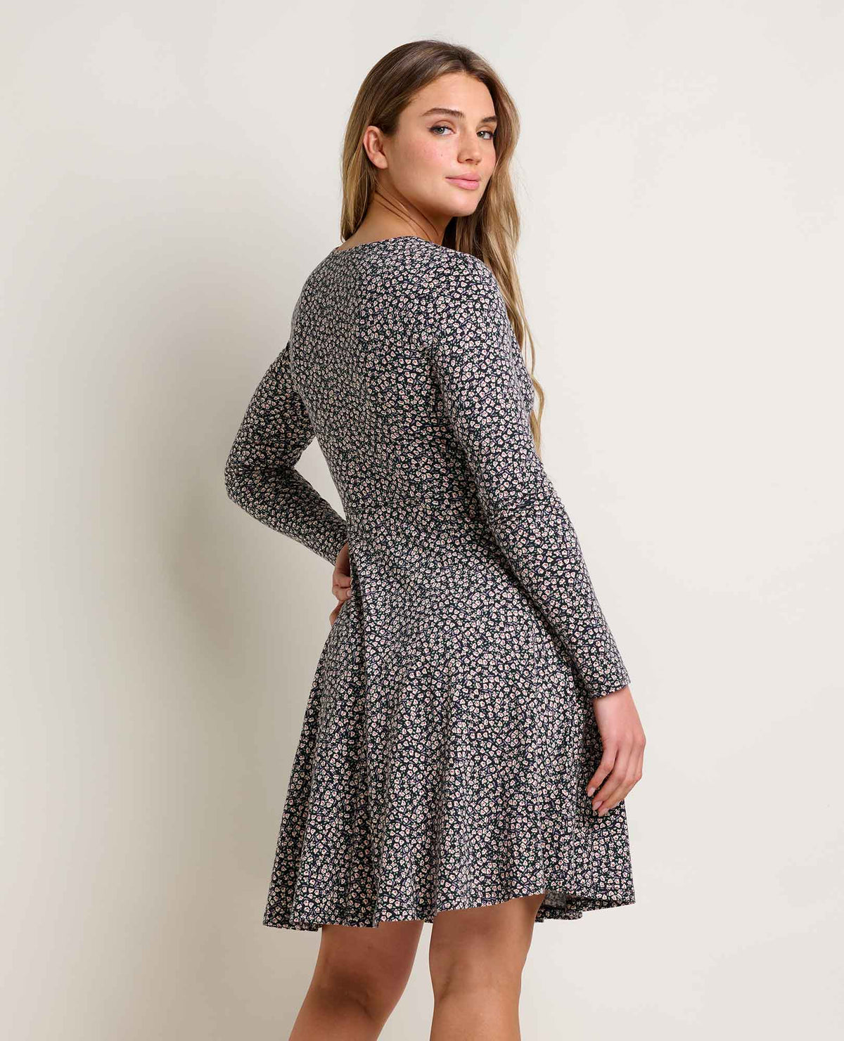 Toad&Co Freesia Long Sleeve Wrap Dress - Soft, Stretchy & Eco-Friendly