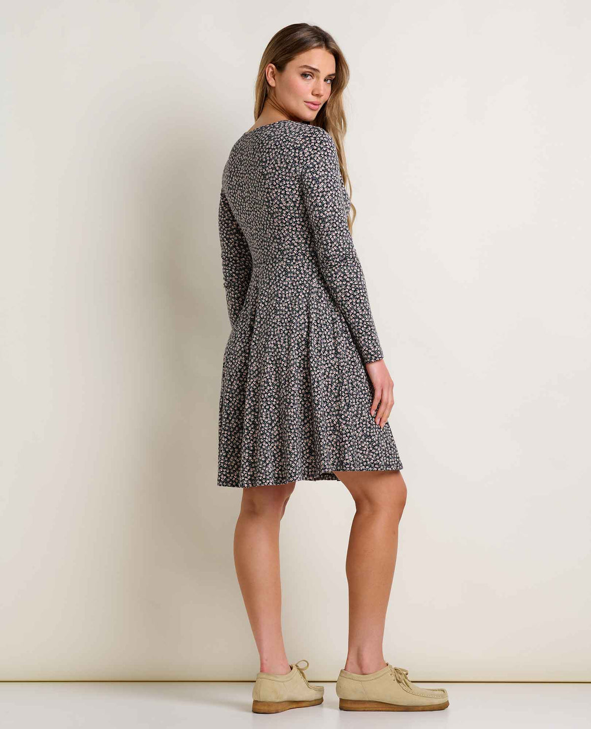 Toad&Co Freesia Long Sleeve Wrap Dress - Soft, Stretchy & Eco-Friendly