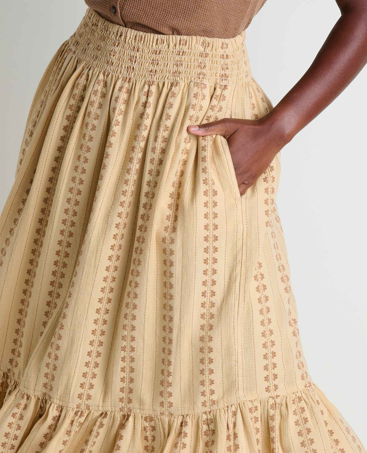 Toad&Co Cipher Pull-On Midi Skirt - Organic Cotton