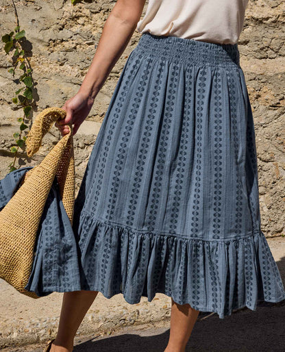 Toad&Co Cipher Pull-On Midi Skirt - Organic Cotton