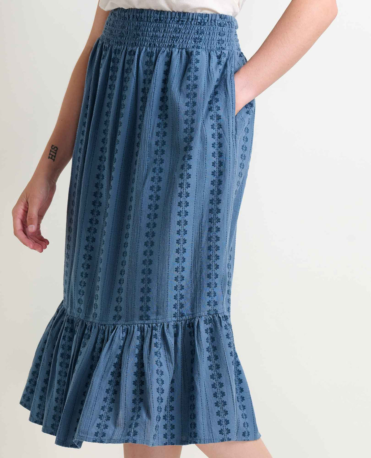 Toad&Co Cipher Pull-On Midi Skirt - Organic Cotton