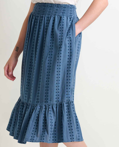 Toad&Co Cipher Pull-On Midi Skirt - Organic Cotton