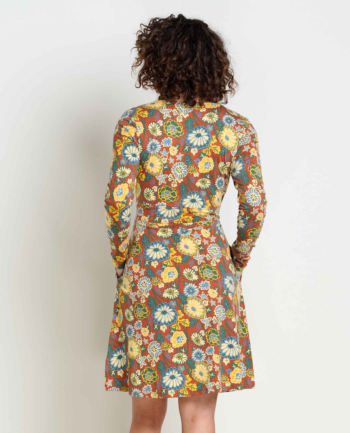 Toad&Co Women's Cue Wrap Dress - Organic Cotton and Tencel Dress by Toad&Co