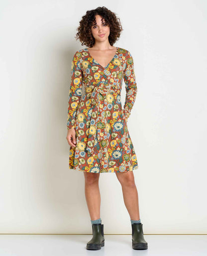 Toad&Co Women's Cue Wrap Dress - Organic Cotton and Tencel Dress by Toad&Co