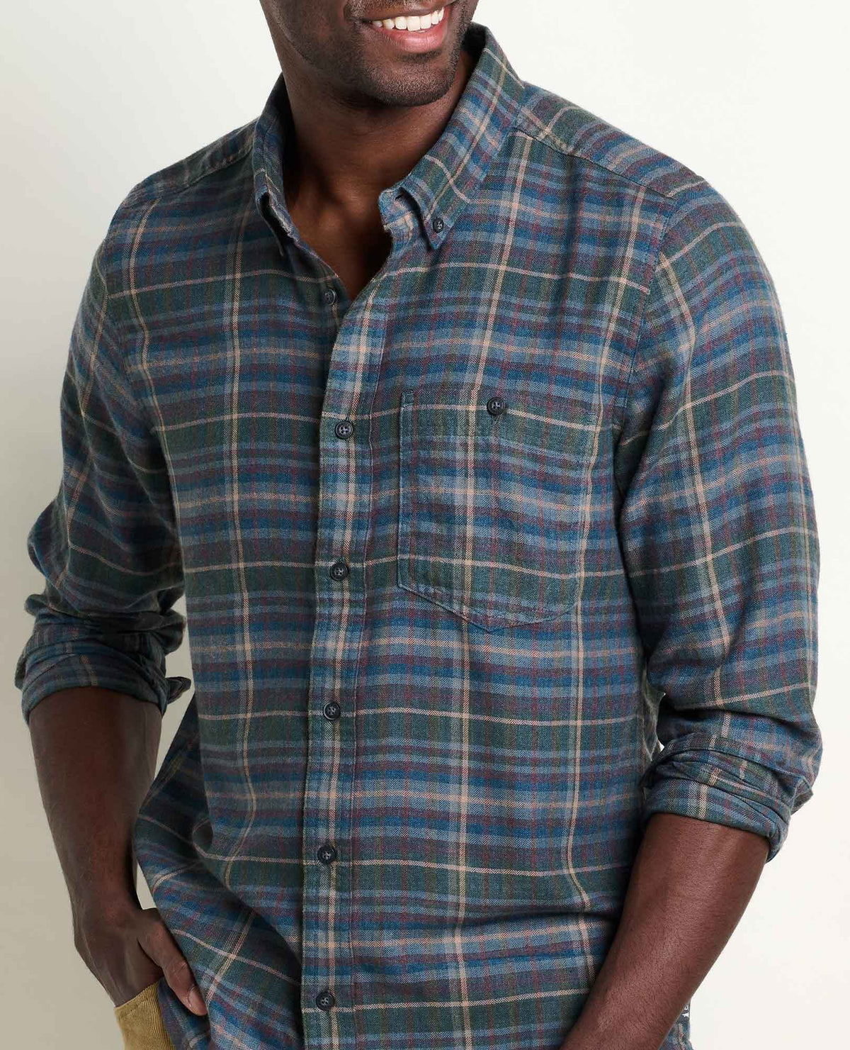 Toad&Co Airsmyth Men's Flannel Shirt - 100% Recycled by Toad&Co