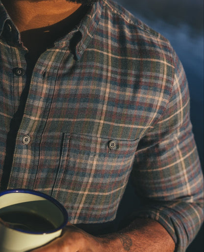 Toad&Co Airsmyth Men's Flannel Shirt - 100% Recycled by Toad&Co