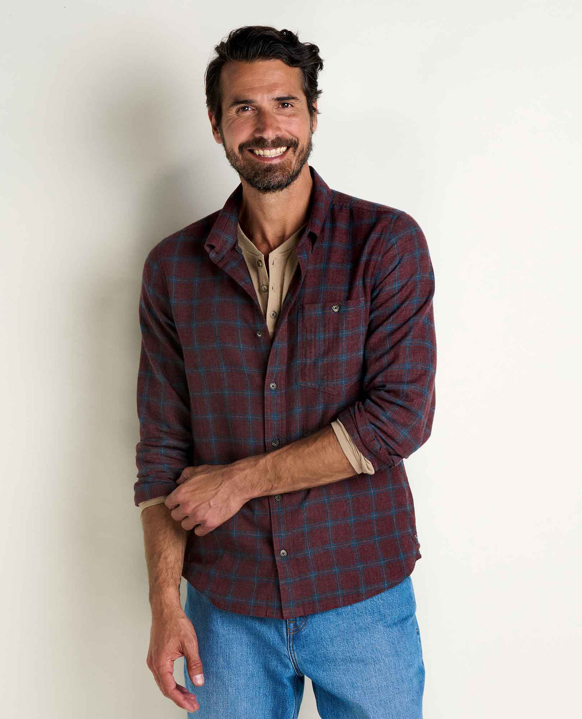Toad&Co Airsmyth Men's Flannel Shirt - 100% Recycled by Toad&Co
