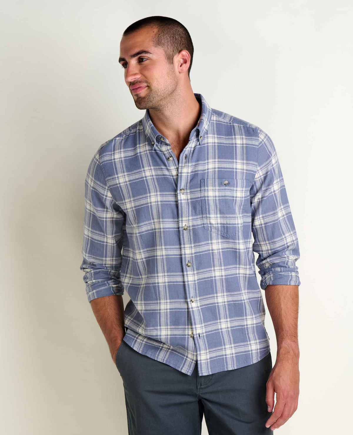Toad&Co Airsmyth Men's Flannel Shirt - 100% Recycled by Toad&Co
