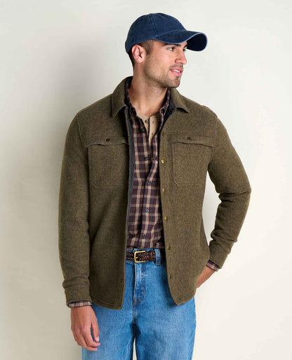 Toad&Co Men's Kennicott Shirt Jacket - Recycled Wool Blend by Toad&Co