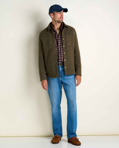 Toad&Co Men's Kennicott Shirt Jacket - Recycled Wool Blend by Toad&Co