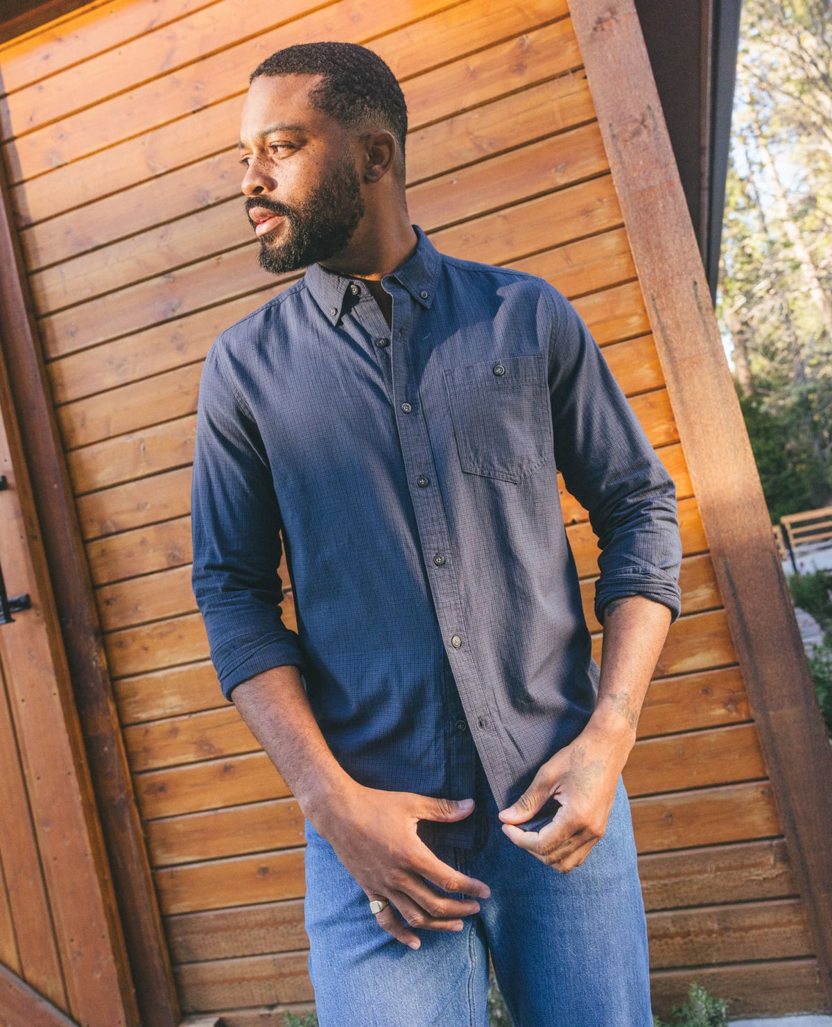 Toad&Co Men's Organic Cotton Long Sleeve Shirt