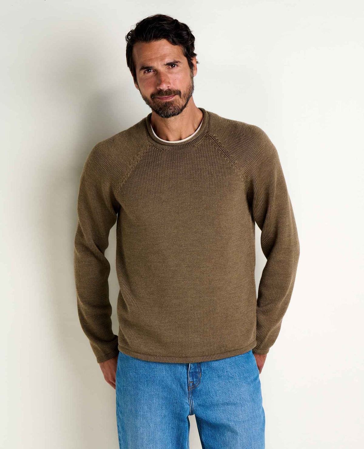 Toad&Co Men's Alpineglo Roll Neck Sweater - Organic Cotton & Wool