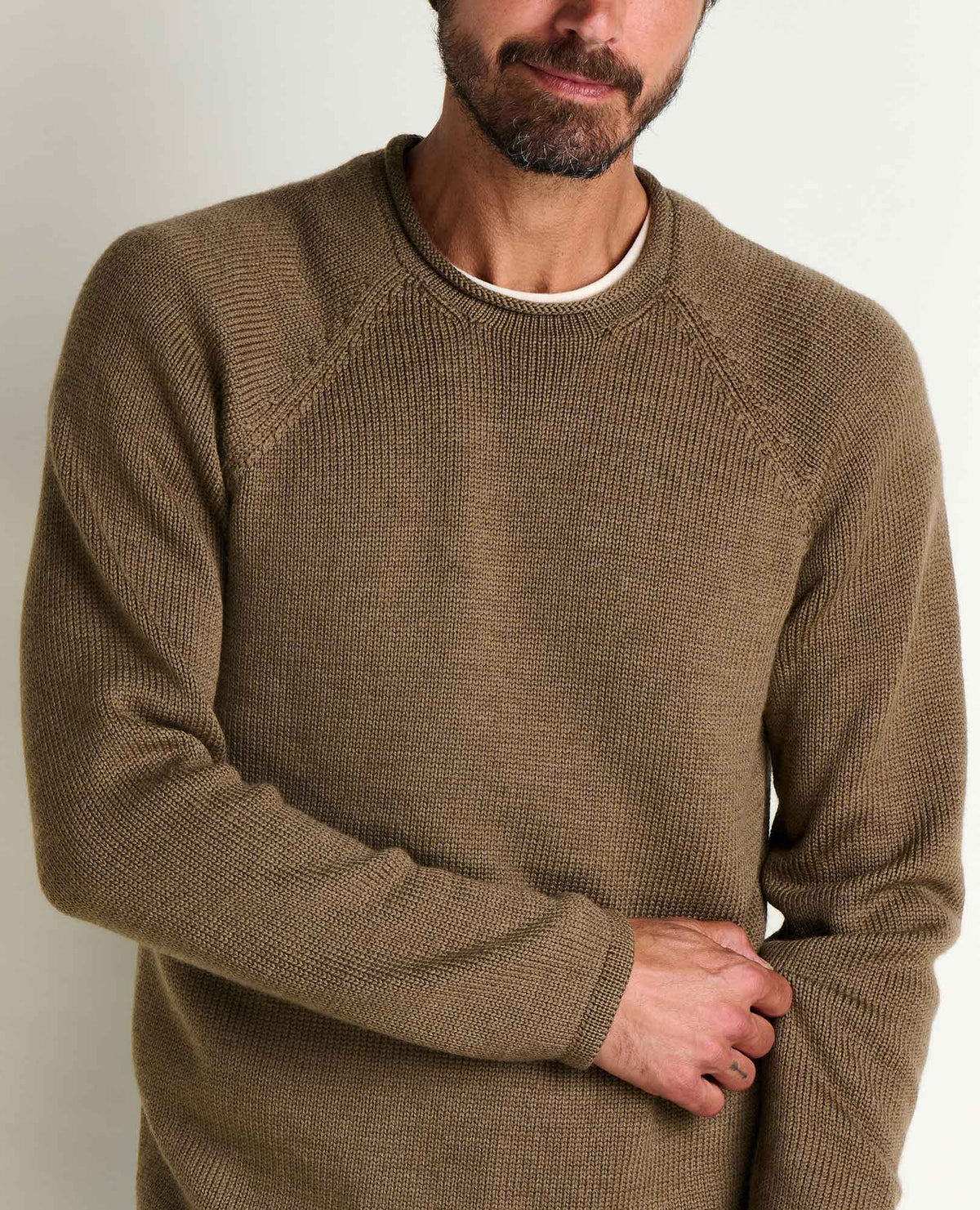 Toad&Co Men's Alpineglo Roll Neck Sweater - Organic Cotton & Wool