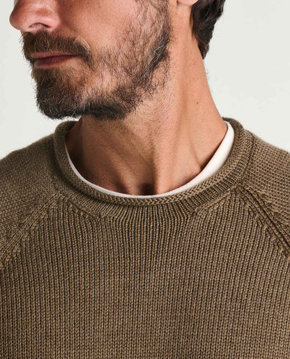 Toad&Co Men's Alpineglo Roll Neck Sweater - Organic Cotton & Wool