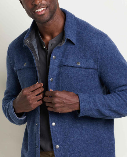 Toad&Co Men's Kennicott Shirt Jacket - Recycled Wool Blend by Toad&Co