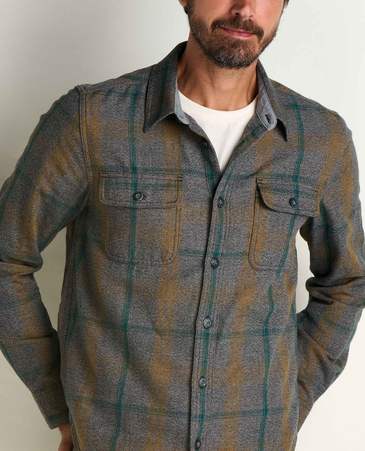 Toad&Co Men's Ranchero Long Sleeve Shirt - 100% Recycled by Toad&Co