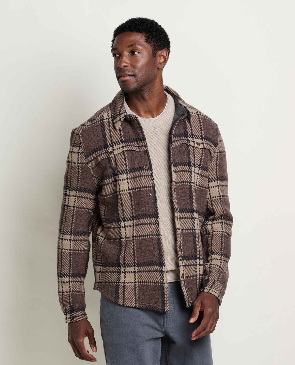 Toad&Co Kennicott Italian Wool Patterned Shirt Jacket - Heritage Vibes